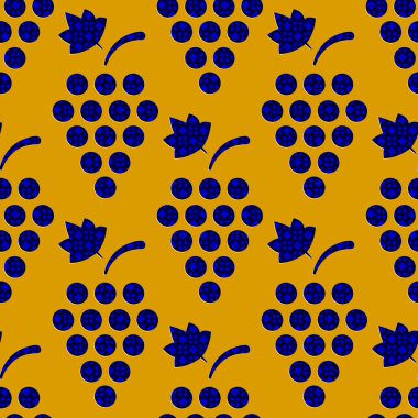 Dikişsiz üzüm desen. 