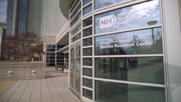 Bethesda Usa 2020 Dale Betty Bumpers Vaccine Research Center National — Αρχείο Βίντεο