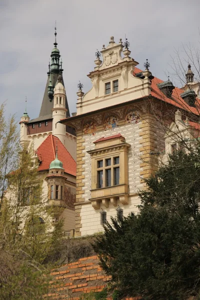 Pruhonice zamku koło Pragi — Zdjęcie stockowe