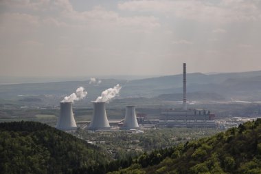 Ve fabrika havadan görünümü 