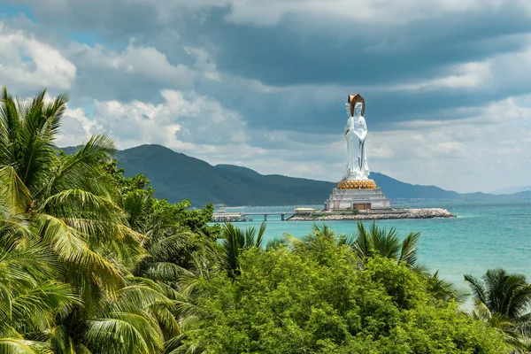 Guanyin standbeeld in Nanshan, Hainan — Stockfoto