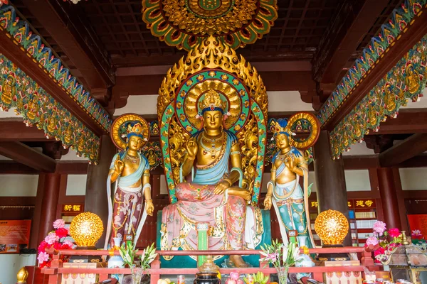 Interior view of one of Temple in Nanshan park — Stock Photo, Image