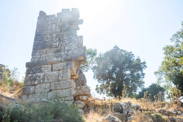 Ruinen der antiken Stadt Termessos ohne Touristen nahe Antalya, Türkei — Stockfoto