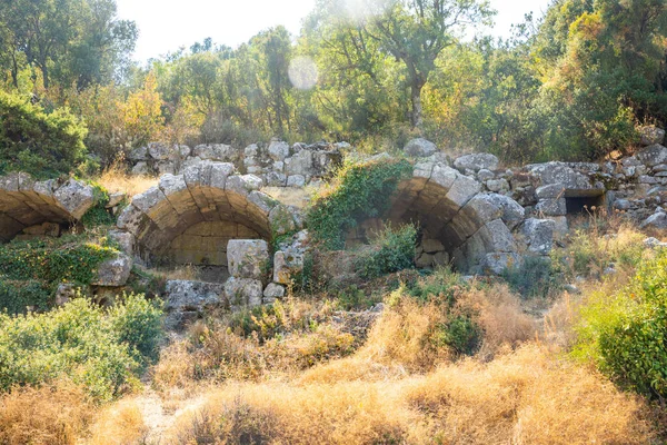 Ruinen der antiken Stadt Termessos ohne Touristen nahe Antalya, Türkei — Stockfoto
