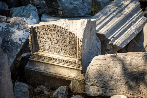 Ruins of the ancient city of Termessos without tourists near Antalya, Turkey — Stock Photo, Image