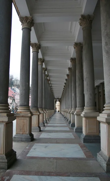 Colonnade in Karlovy Vary, — Stock Photo, Image