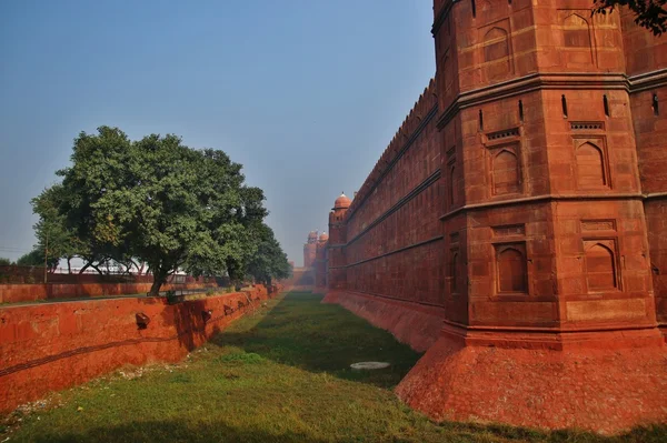 Röda fortet i Delhi staden — Stockfoto