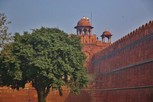 Rotes fort in delhi city — Stockfoto