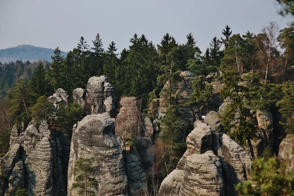 Sandstone rocks in National park — Stock Photo, Image