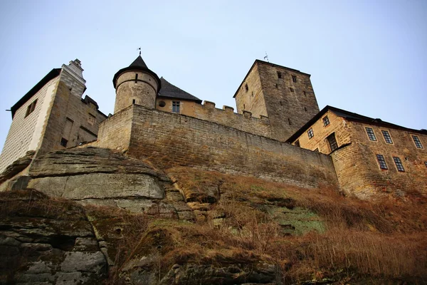 Старий чеський замок Кость — стокове фото