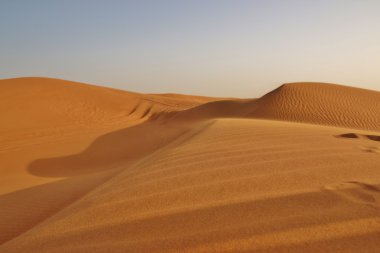 Kırmızı Dubai yakınındaki çöl kumları