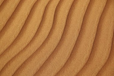 Çöldeki kum tepeleri