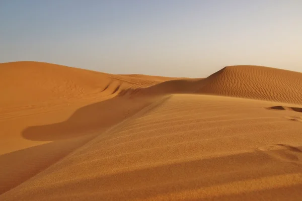 Czerwony piasek pustyni w pobliżu Dubai — Zdjęcie stockowe