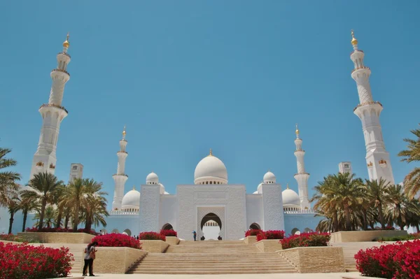 Sheikh Zayed Bin Sultan Al Nahyan Meczet w Abu Dhabi — Zdjęcie stockowe