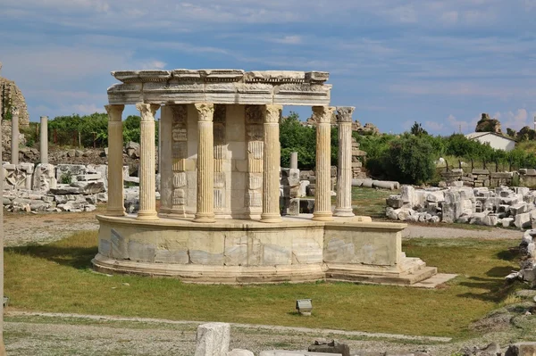 Rovine della città antica a Side — Foto Stock