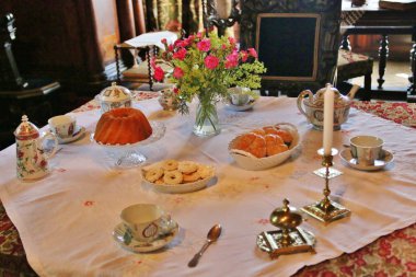 Vintage eski tabloyu hizmette