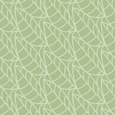 Dikişsiz desen yaprak. Vektör çizim arka plan