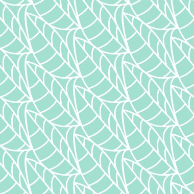 Dikişsiz desen yaprak. Vektör çizim arka plan