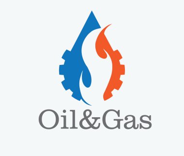 Petrol ve gaz sanayi iluustration