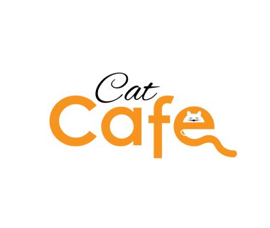 illüstrasyon kedi Cafe