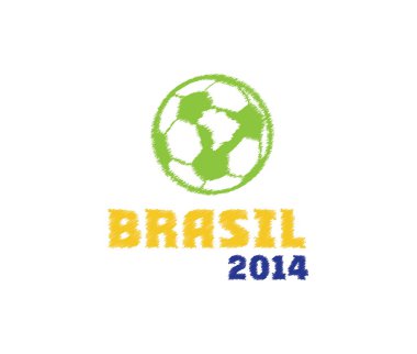 vektör çizimi Brezilya 2014