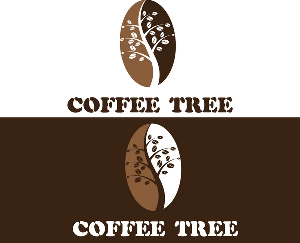 Árbol de café — Archivo Imágenes Vectoriales