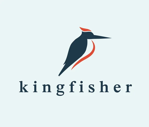 Kingfisher illustration — Stock vektor