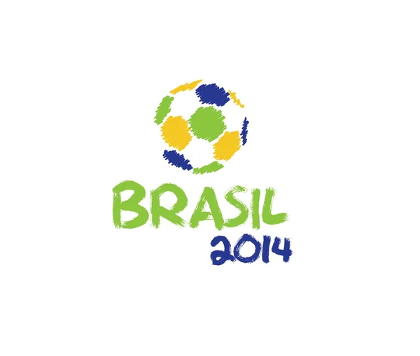 Illustration vectorielle Brésil 2014 — Image vectorielle