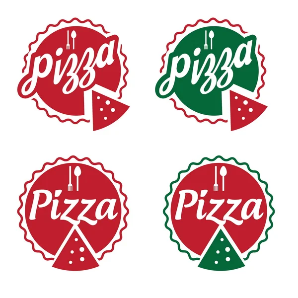 Ilustración de pizza — Vector de stock