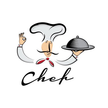 Şef vektör tasarım şablonu