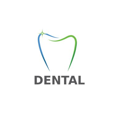 Diş vektör tasarım şablonu 