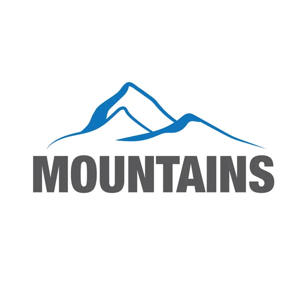 Montanhas ilustração abstrata — Vetor de Stock