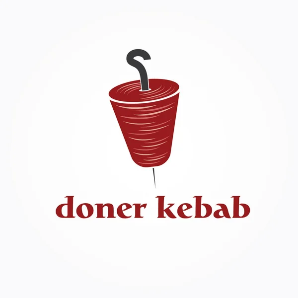 Illustration vectorielle de doner kebab — Image vectorielle