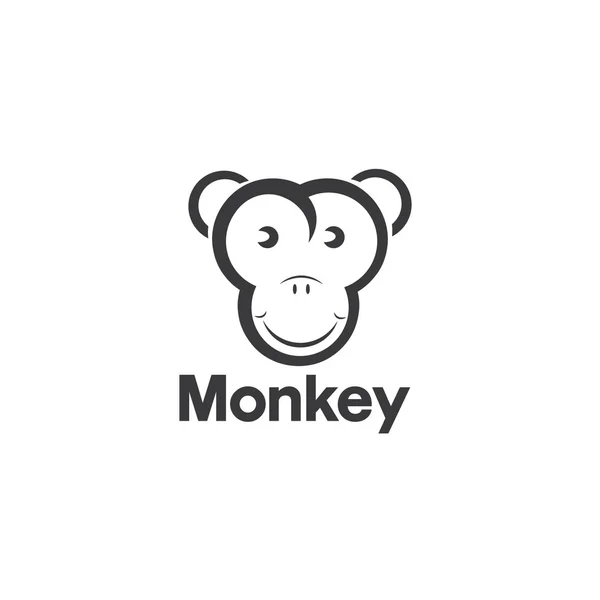 猿のベクトルのデザイン テンプレート — ストックベクタ