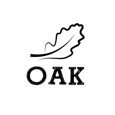 modello struttura vettoriale di foglia di querciaMeşe yaprağı vektör tasarım şablonu