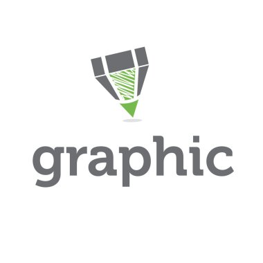 metin kalemle soyut simgesi