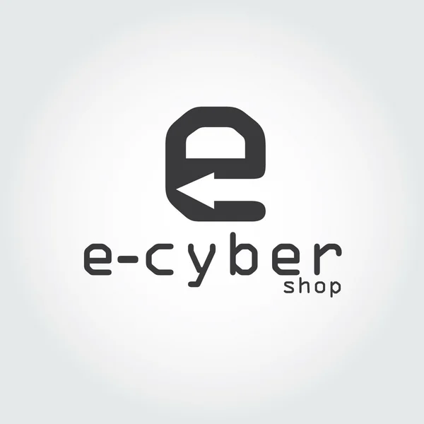 E cyber shop — Stockový vektor