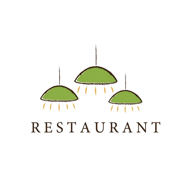 Lampes de restaurant — Image vectorielle
