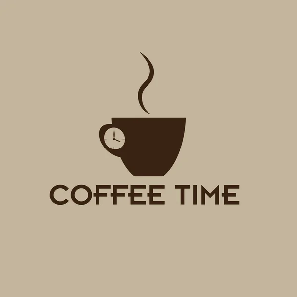 Hora del café — Vector de stock