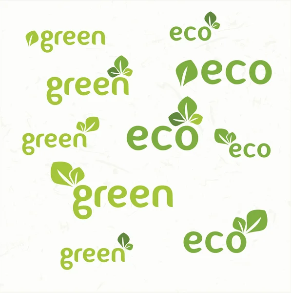 Ecology icon set — Stock Vector