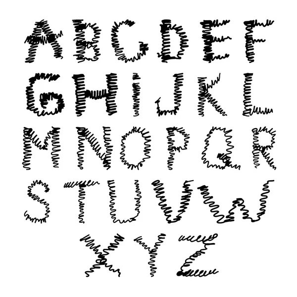 手描きのベクトル文字 — ストックベクタ