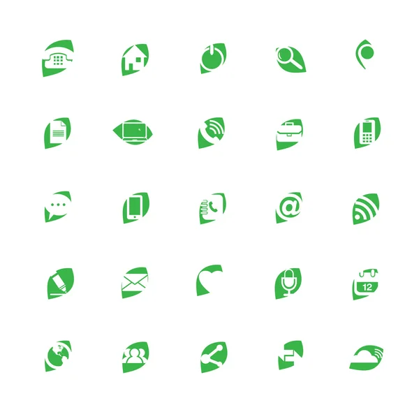 Eco Universal Outline Icons for Web and Mobile — стоковый вектор