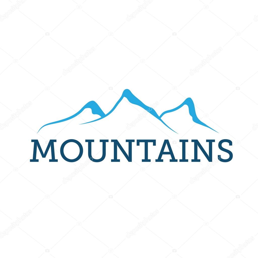 mountains abstract illustration
