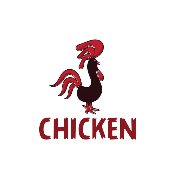 Chicken vector design template — Stock Vector