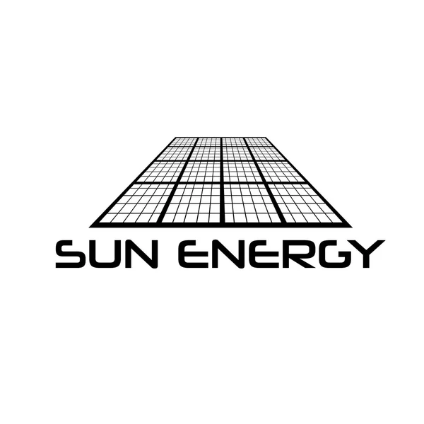 Modèle de conception de vecteur de cellule solaire — Image vectorielle