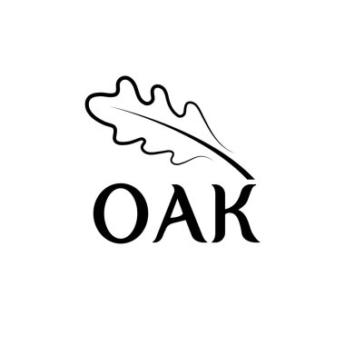 modello struttura vettoriale di foglia di querciaMeşe yaprağı vektör tasarım şablonu