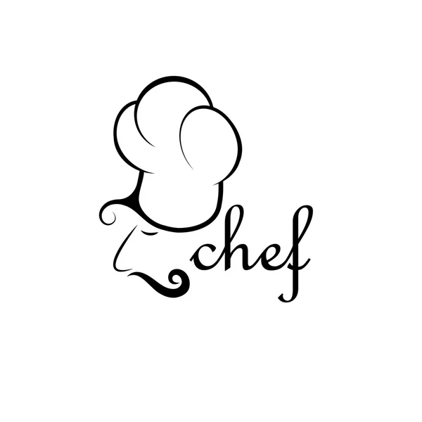 Chef vector diseño plantilla — Vector de stock