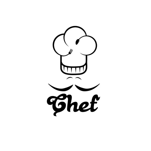 Chef vector diseño plantilla — Archivo Imágenes Vectoriales