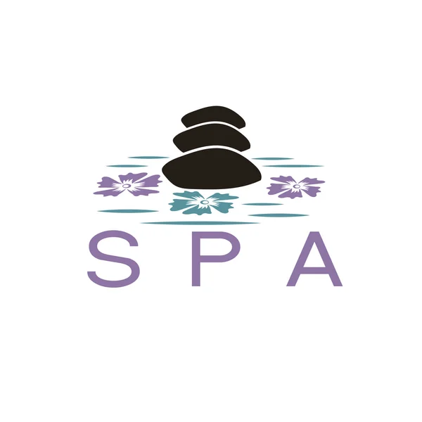 Spa vector design template — Stock Vector