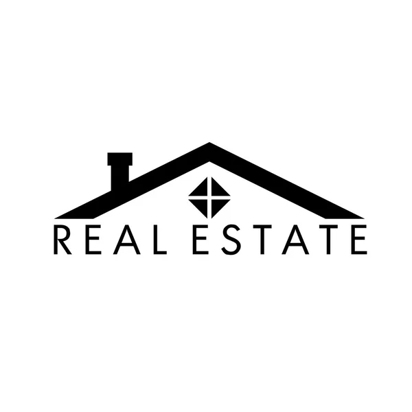 House abstract real estate vector design template — Stock Vector